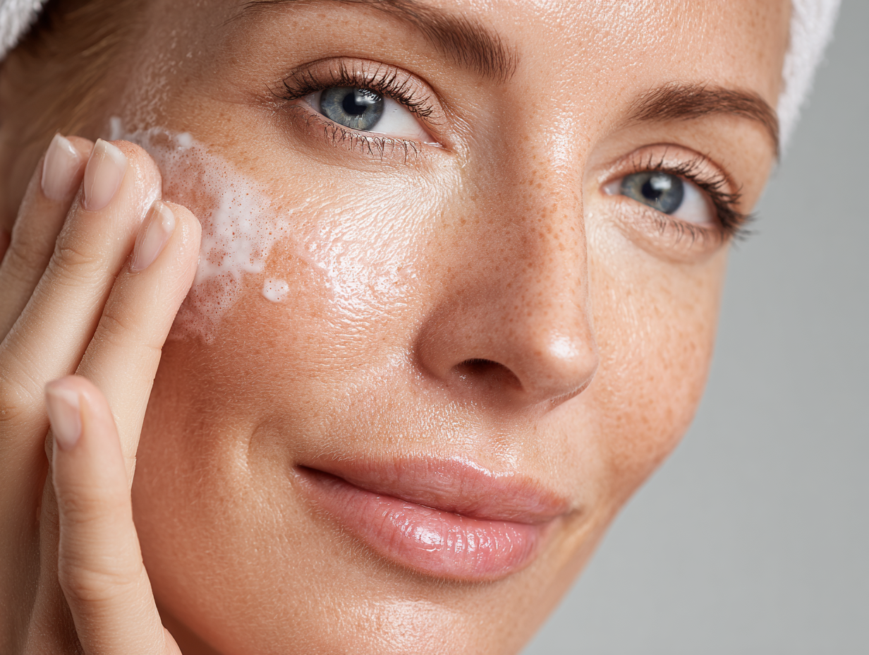 Olajos-tejes arctisztító érzékeny bőrre